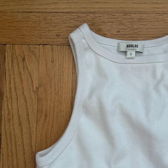 Agolde White Tank Top - Picture 4 of 4